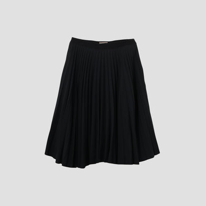 FINE WOOL TWILL SKIRT