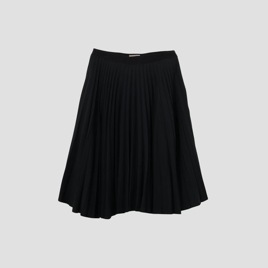 FINE WOOL TWILL SKIRT