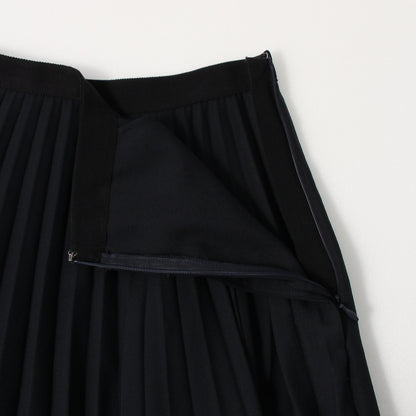 FINE WOOL TWILL SKIRT