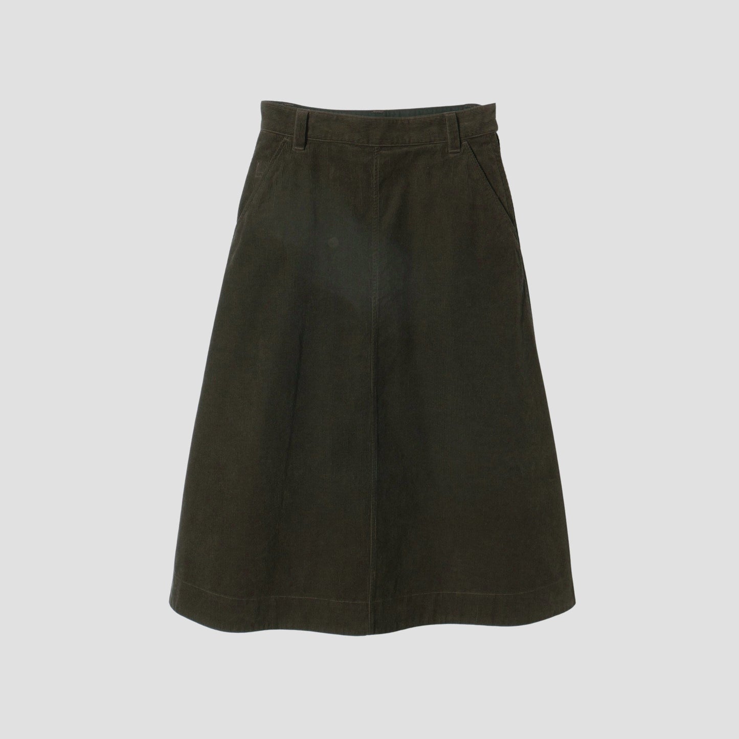 DRY COTTON NEEDLECORD SKIRT