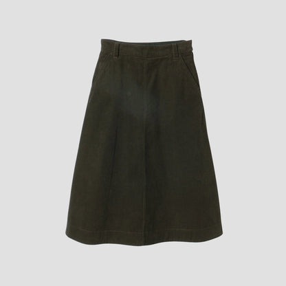 DRY COTTON NEEDLECORD SKIRT