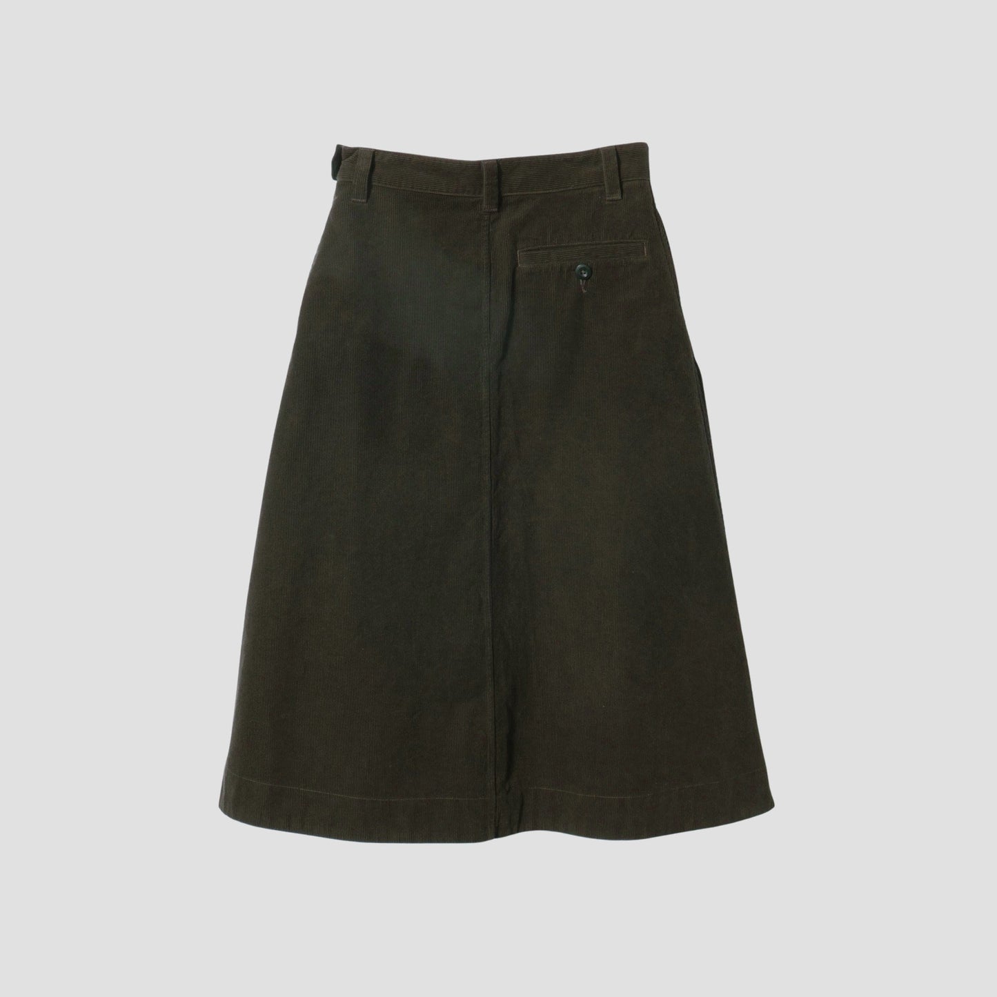 DRY COTTON NEEDLECORD SKIRT