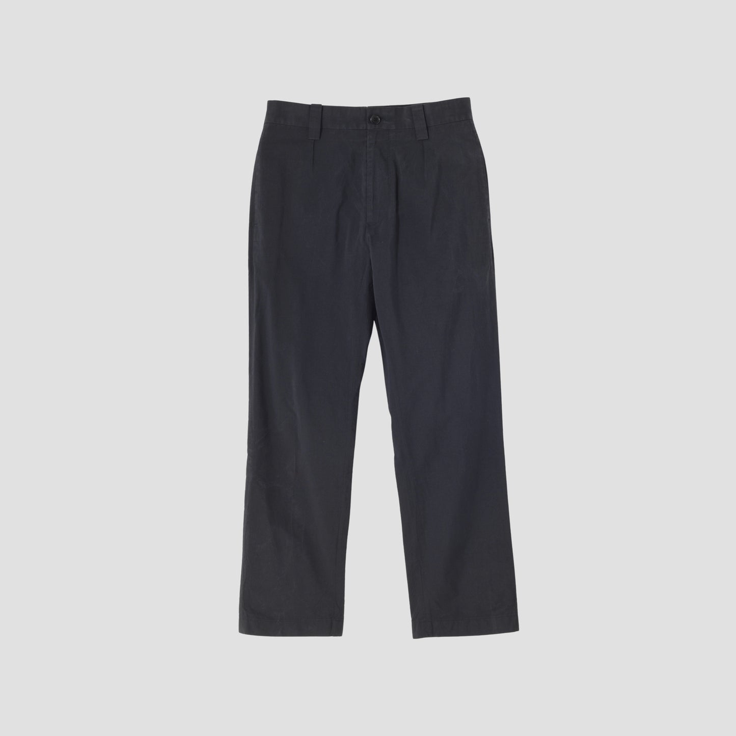 COTTON SILK POPLIN TROUSERS