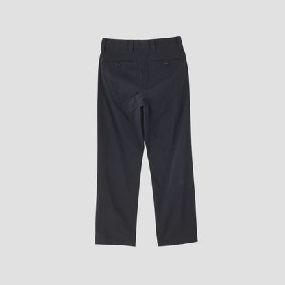 COTTON SILK POPLIN TROUSERS