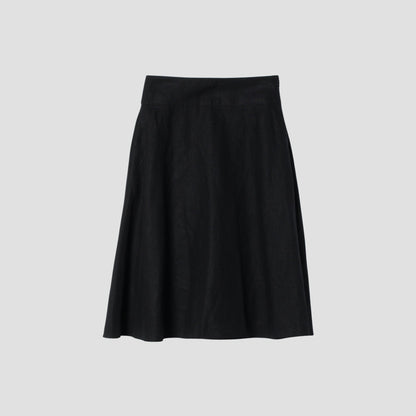 HIGH DENSE LINEN SKIRT