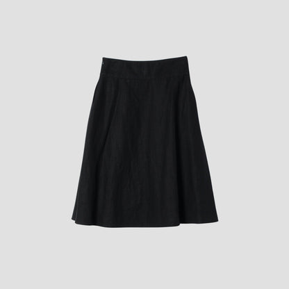 HIGH DENSE LINEN SKIRT