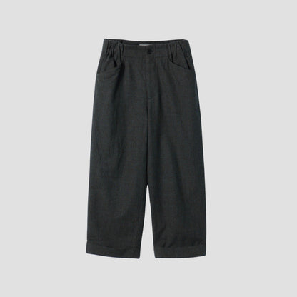 FLANNEL WOOL TROUSERS