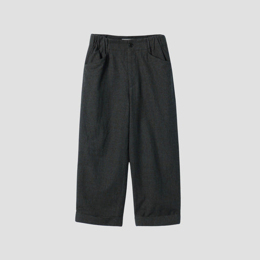 FLANNEL WOOL TROUSERS
