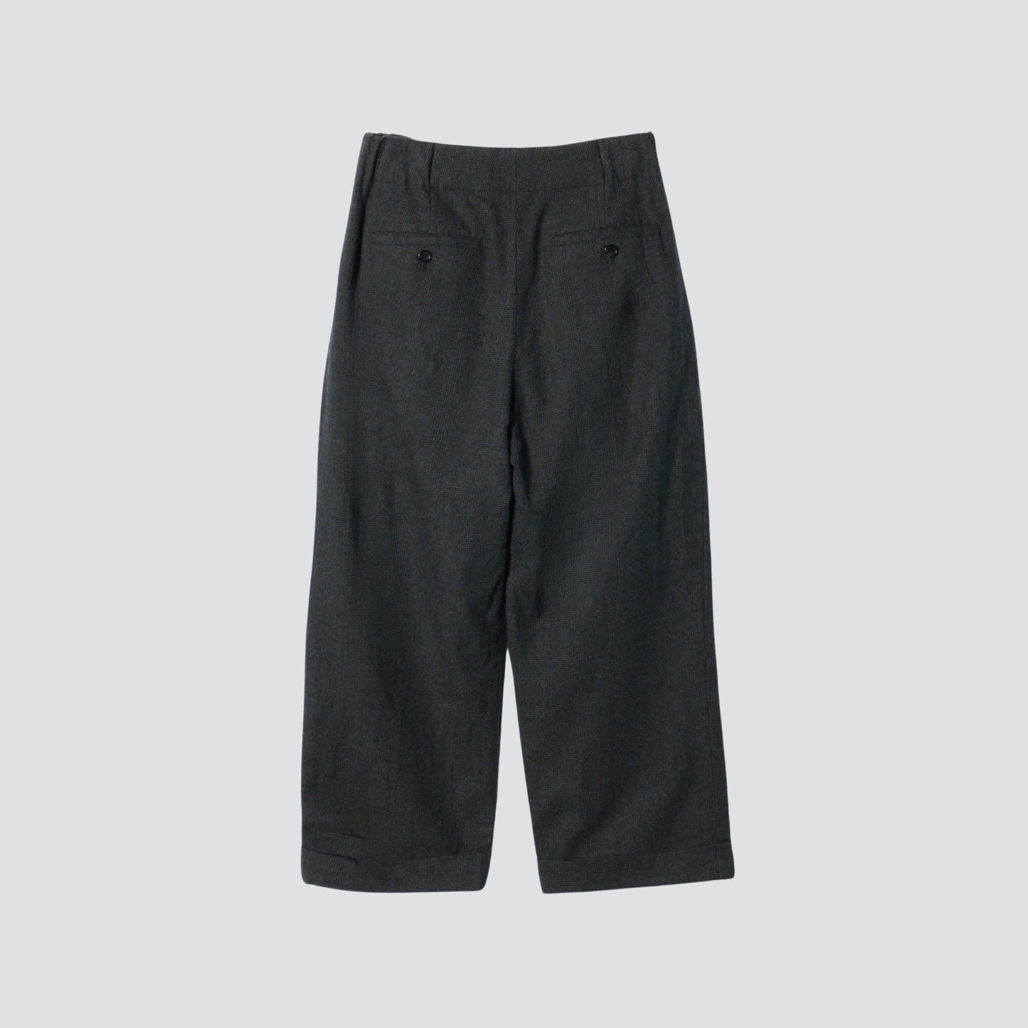 FLANNEL WOOL TROUSERS