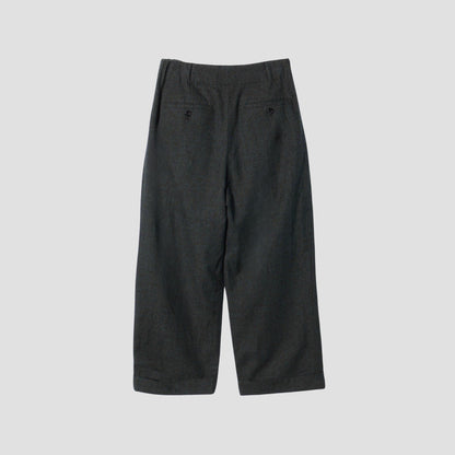 FLANNEL WOOL TROUSERS