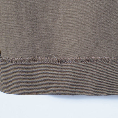 WOOL COTTON TWILL TROUSERS