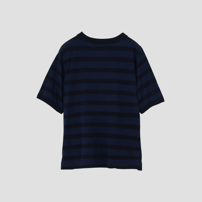 COTTON LINEN STRIPE JERSEY