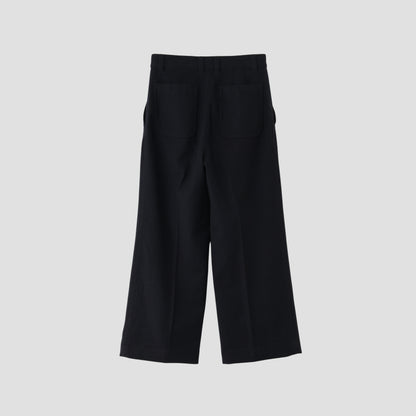WOOL SERGE TROUSERS