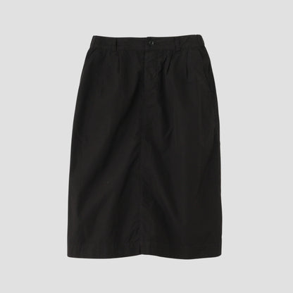 COMPACT TOUGH COTTON POPLIN SKIRT