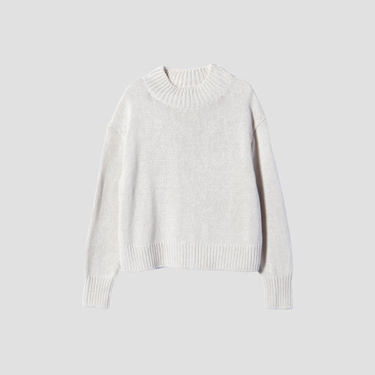 CHUNKY COTTON LINEN KNIT