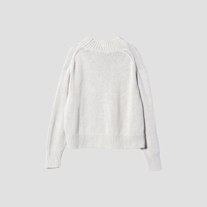 CHUNKY COTTON LINEN KNIT