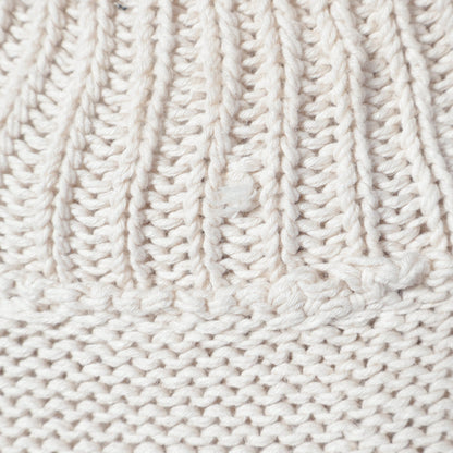 CHUNKY COTTON LINEN KNIT