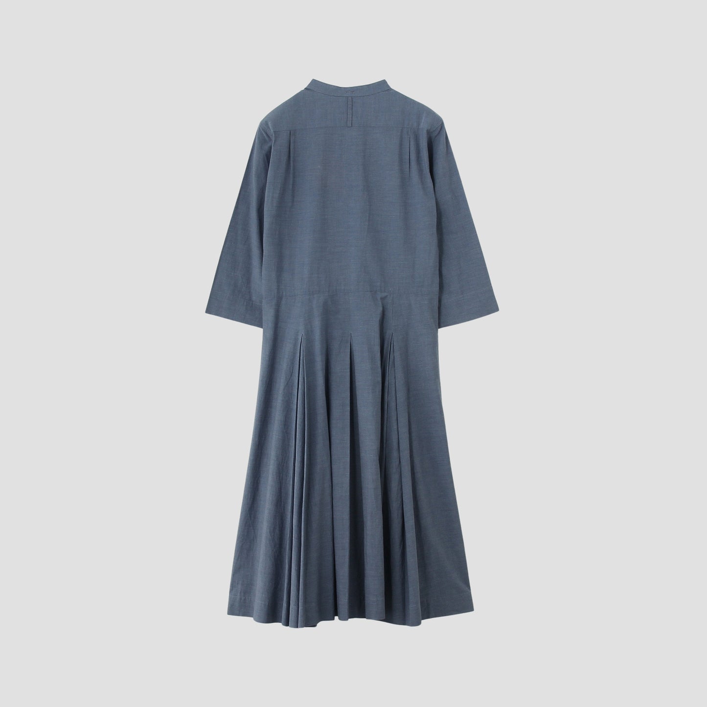 FINE COTTON CHAMBRAY DRESS