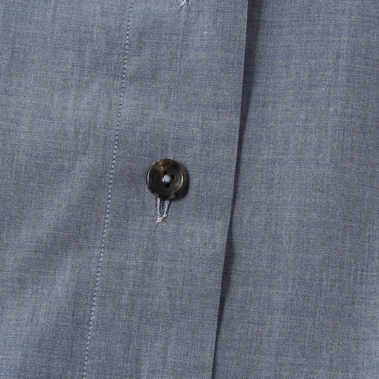 FINE COTTON CHAMBRAY DRESS