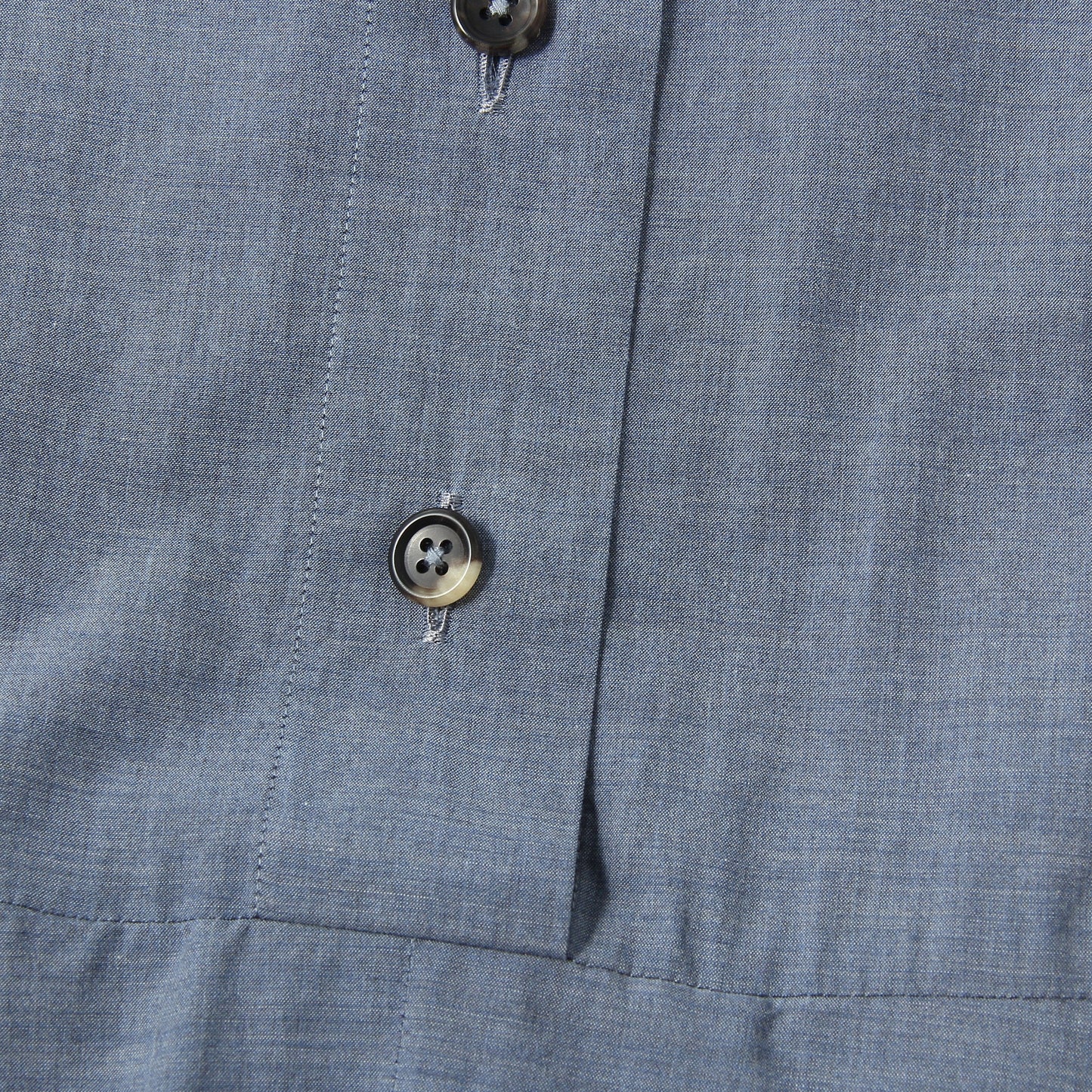 FINE COTTON CHAMBRAY DRESS