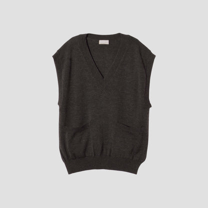 POCKET SLIPOVER KNIT