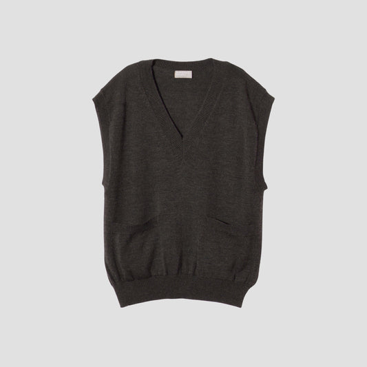 POCKET SLIPOVER KNIT