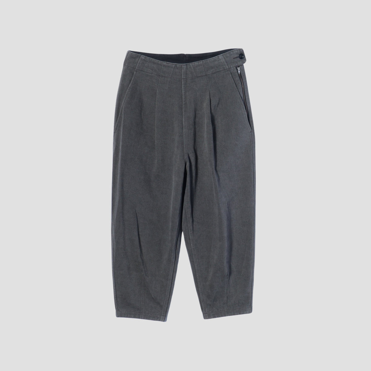 FADED COTTON DRILL TROUSERS