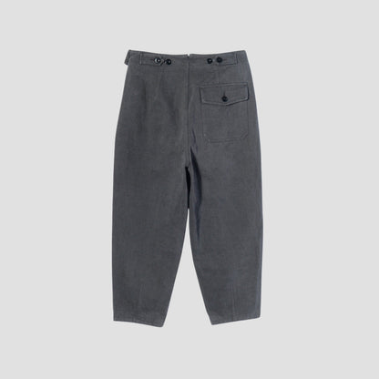 FADED COTTON DRILL TROUSERS