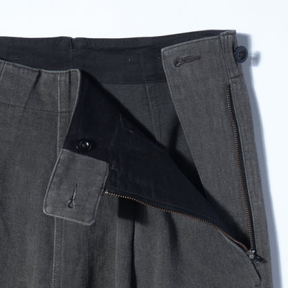 FADED COTTON DRILL TROUSERS