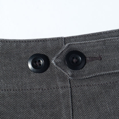FADED COTTON DRILL TROUSERS