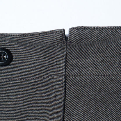FADED COTTON DRILL TROUSERS