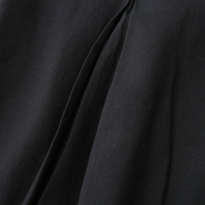 COTTON SILK POPLIN SKIRT