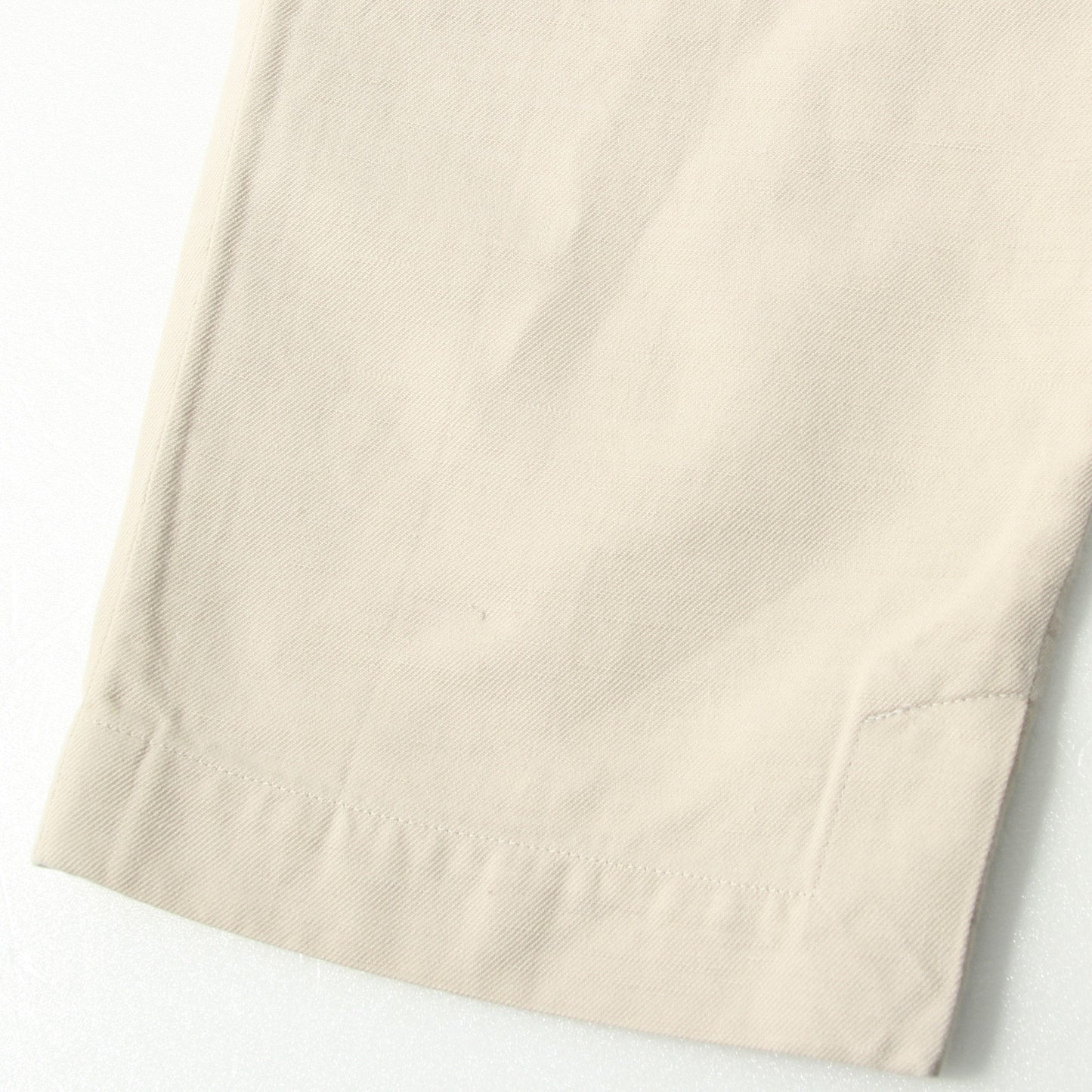 COTTON LINEN TWILL TROUSERS