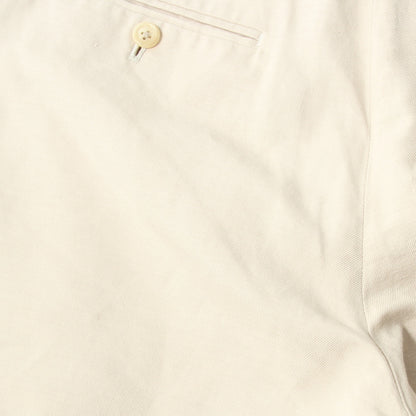 COTTON LINEN TWILL TROUSERS