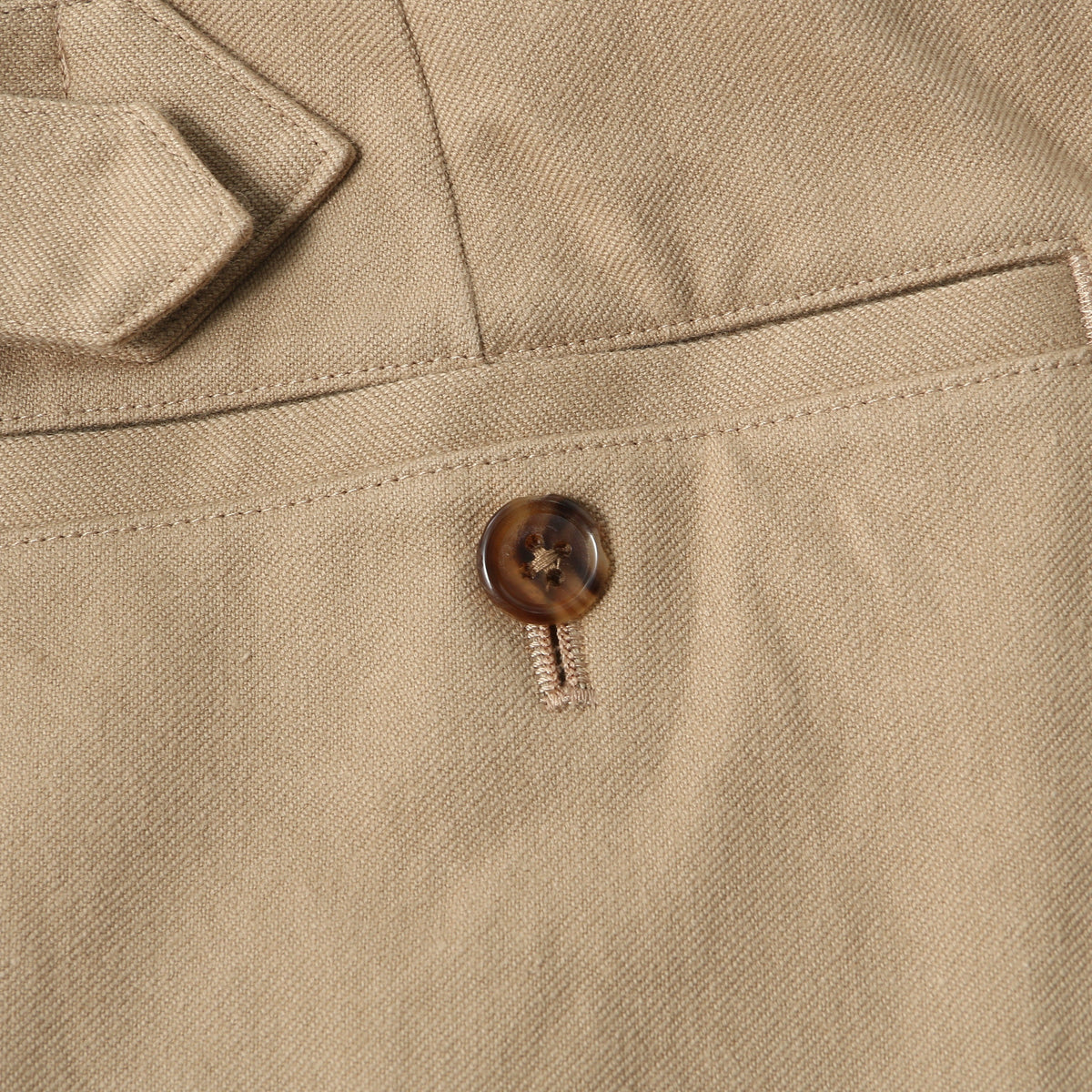 WORN COTTON TWILL SKIRT