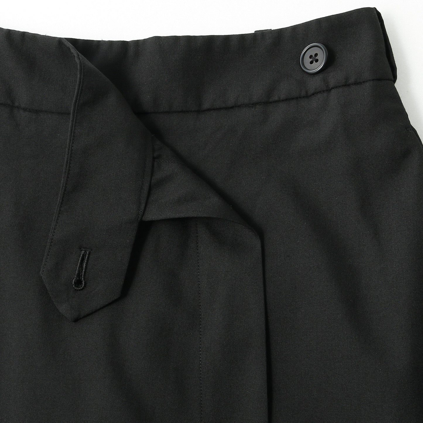 FINE WOOL POPLIN TROUSERS