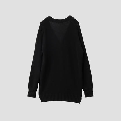 LINEN COTTON SILK CARDIGAN KNIT