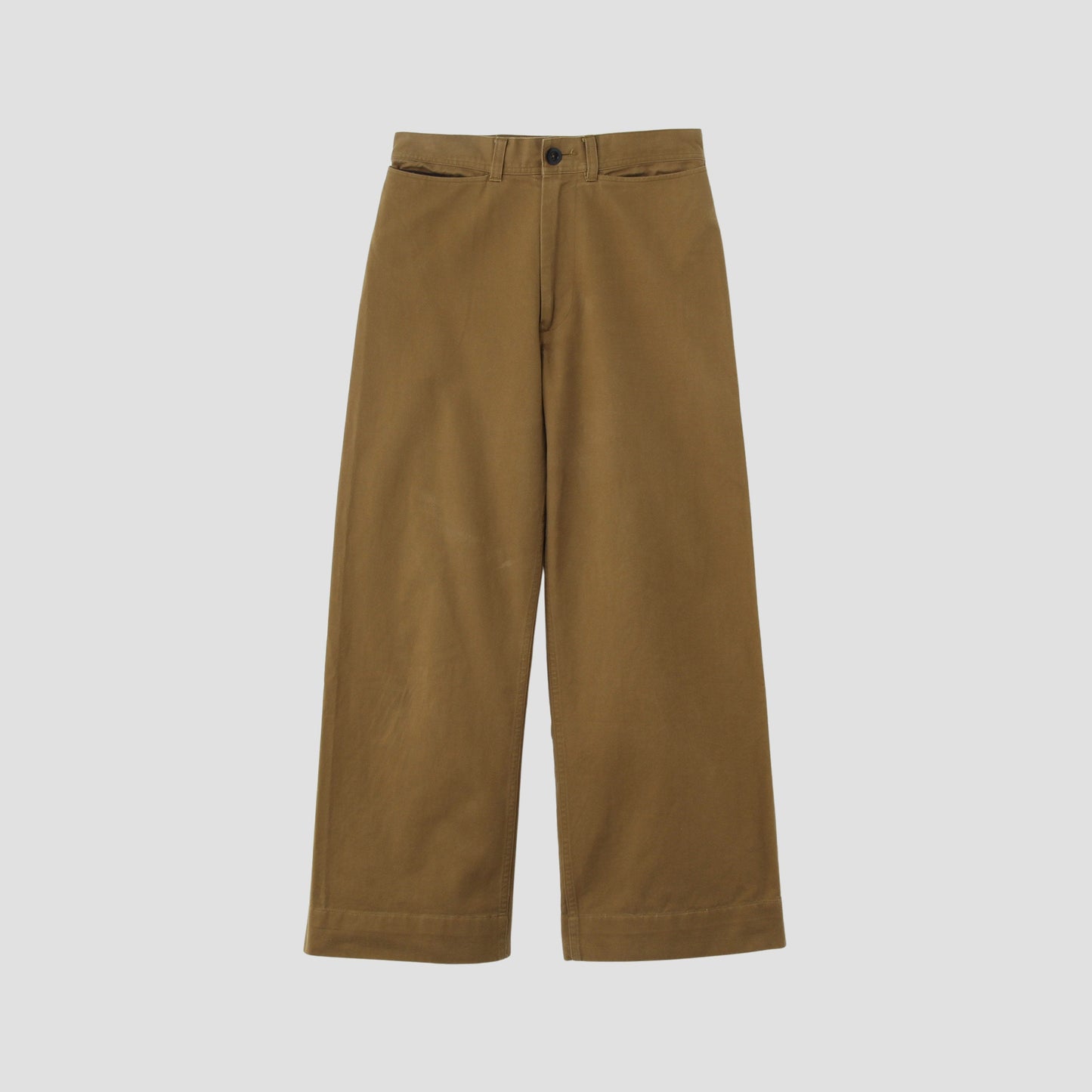 WASHED COTTON DRILL TROUSERS