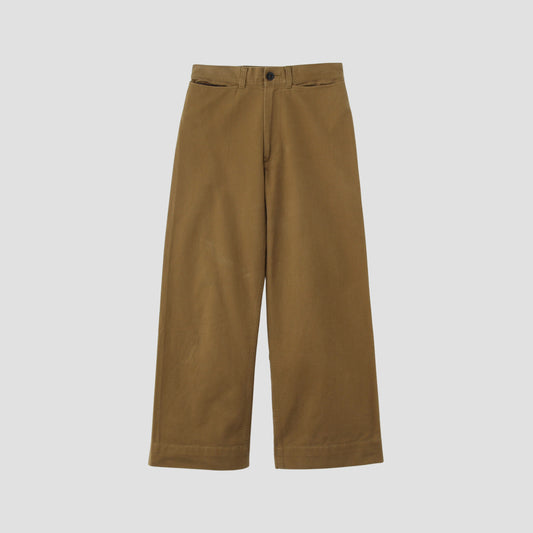 WASHED COTTON DRILL TROUSERS