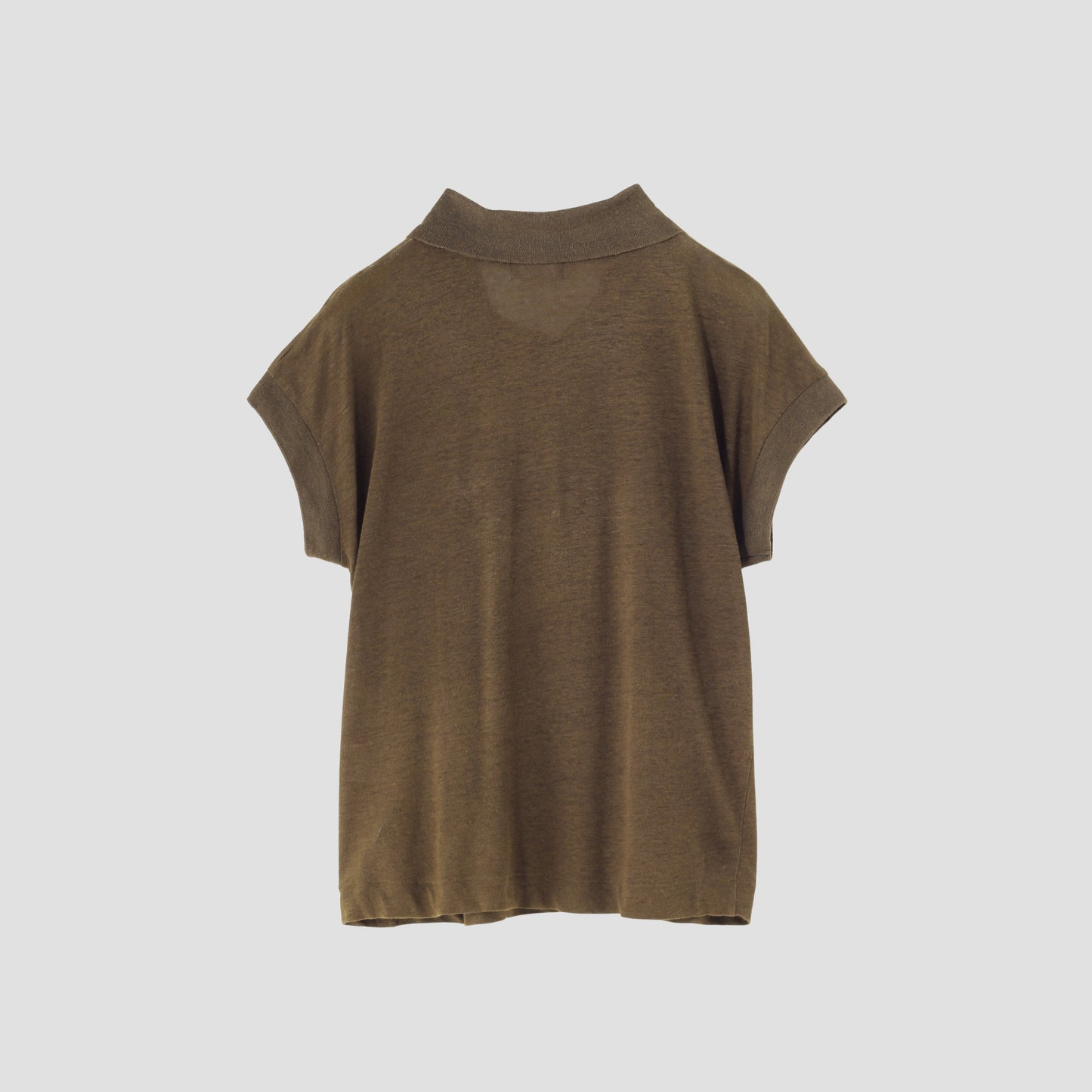 LINEN JERSEY POLO