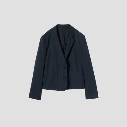 FINE WOOL POPLIN JACKET