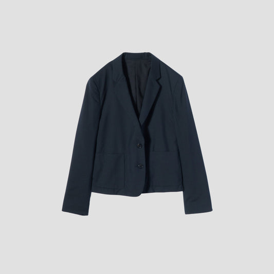 FINE WOOL POPLIN JACKET