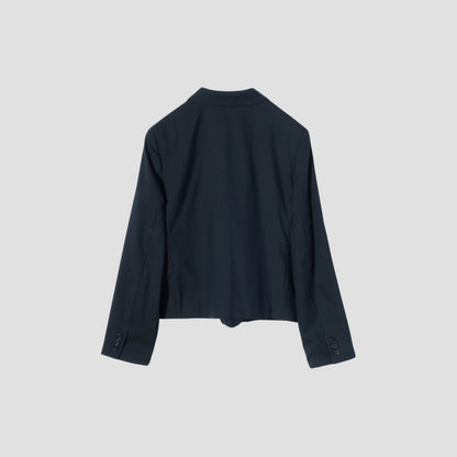 FINE WOOL POPLIN JACKET