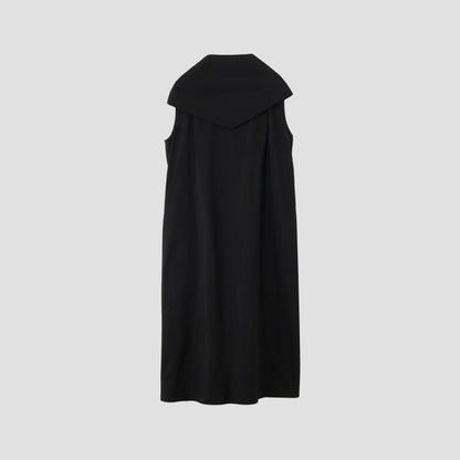 COTTON SILK POPLIN DRESS
