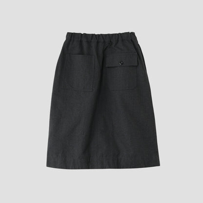 WOOL COTTON DRILL SKIRT