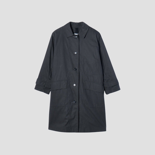 PROOFED COTTON NYLON TWILL COAT