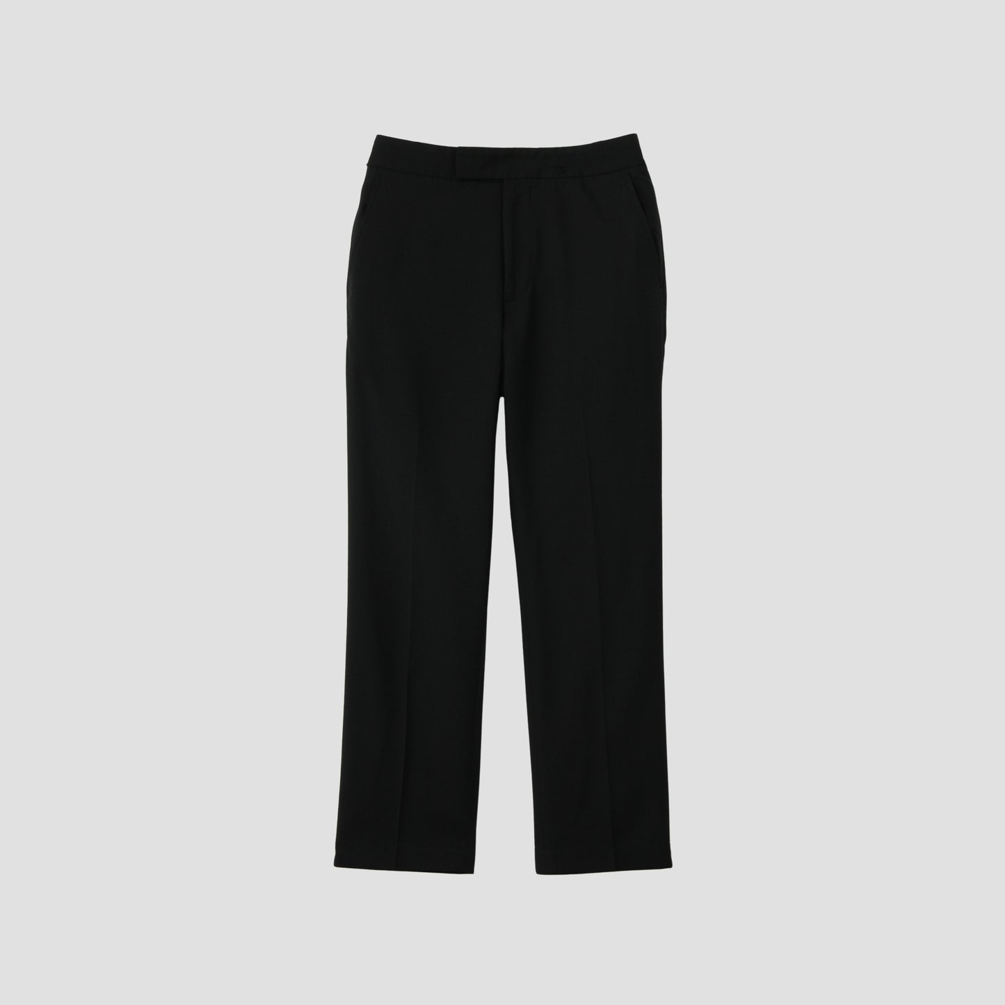 FINE WOOL POPLIN TROUSERS