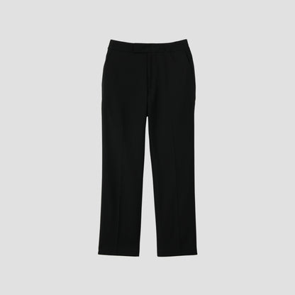 FINE WOOL POPLIN TROUSERS