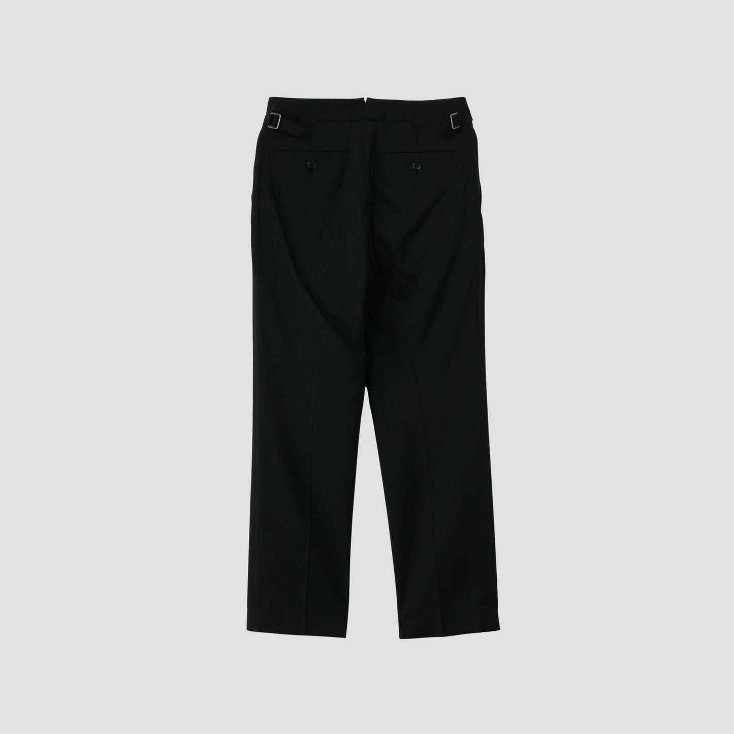FINE WOOL POPLIN TROUSERS