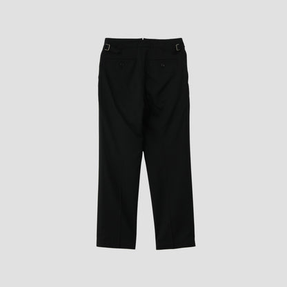 FINE WOOL POPLIN TROUSERS
